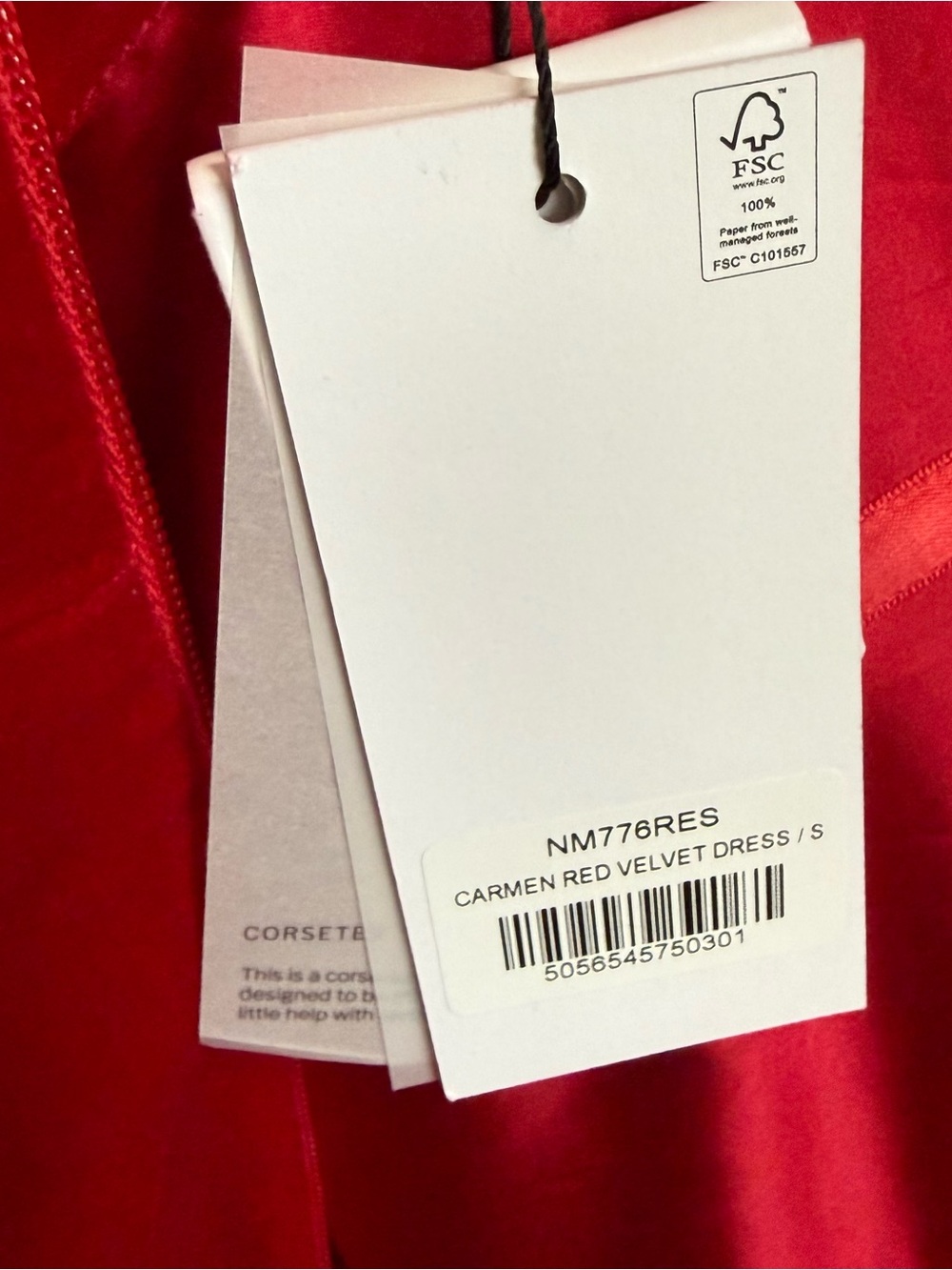 NWT Nadine Merabi Carmen Red Velvet Cocktail Dress Small - Picture 4 of 5